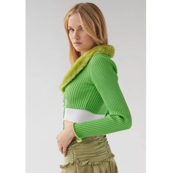 Urban Outfitters Izzy Cropped Cardigan Top - Picture 5 of 14